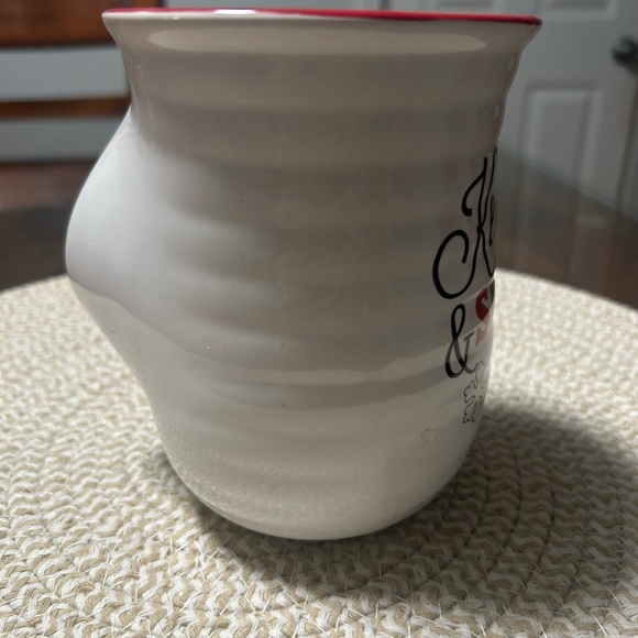 Cozy White and Red Snuggle Mug - Picture 3 of 3